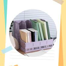 Desktop Storage & Organization Box, Book Shelf, File Rack, Document Holder, A4 File Organizer