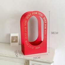 1 件母亲节礼物提花镂空花篮花架、可折叠信封、拥抱、花盒、创意礼品盒、情人节礼品包装、插花、纸盒、小型商务用品、毕业、包装盒、婚礼装饰、婚礼、礼品盒、婚礼宾客接待装饰、可折叠花束架 - 彩色 - 查看 13