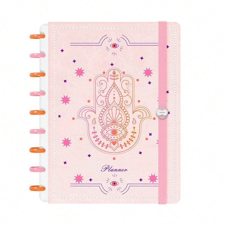 Iscool Planner Disc Dated Amulet Hand Of - 粉紅色的 - 查看 1