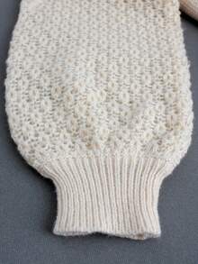 2026 Valentine Outfits For Women Clothes Must Valentine's Day  Apparel Solid Round Neck Pullover Sweater, Autumn And Winter Casual Long Sleeved Knitted Sweater, Women's Retro Cable Sweater - Bright Red Round Neck Semi Transparent Pullover Sweater, Comfortable Autumn And Winter Fashionable Top, Hand Wash/Dry Cleaning Care, Cute Sweater Women's Casual Round Neck Pullover Sweater - Long Sleeved, Solid Color, Ribbed Texture, Soft And Comfortable, Spring And Autumn Clothing Round Neck Sweater | Texture - Apricot - View 6