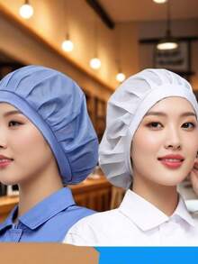 مجموعة قبعة عمل ذات لون أساسي وقفازات قطنية - قطن عالي الجودة، قابل للتنفس، مريح وصديق للبشرة، قفازات بنسيج مضاد للانزلاق في راحة اليد، قبعة عمل مطاطية (منع تساقط الشعر). متعددة الاستخدامات للمصنع/المختبر/الطعام/المطبخ/البستنة، سهلة التنظيف وسريعة التجفيف. هدية مثالية لرأس السنة/عيد الميلاد/الحفلات، ضرورة عملية للعمل والحياة اليومية