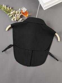 1件奢华手工串珠可拆卸领子，百搭叠穿配饰，适用于毛衣、衬衫、罩衫，春秋季连衣裙，圣诞节装饰 - 彩色 - 查看 8