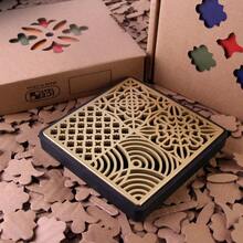 Ice Stamp Tray Luxe Brass Ice Cube Printer For Clear Ice Perfect Christmas For Cocktail And Whiskey Lovers IceMuse Style IcePulse