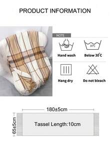 1pc 65*180cm Women's Stylis Two-Color Check, Long Tassels Scarf. Ponchos For Women, Scarfs, Scarves For Women, Scarf Winter, Fall Accessories, More Than Ninety Percent Of People Chose, Suitable For Dates, Casual And Formal Outings, Versatile Fashion Accessories, And Night Date Outfits.