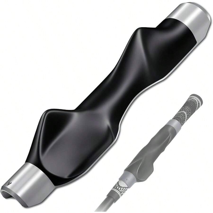 Grip Trainer, Grip Trainer Clubs - Right Hand Training Aid With Design, Corrects Grip Posture And Improves Swing Accuracy - 灰色的 - 查看 1
