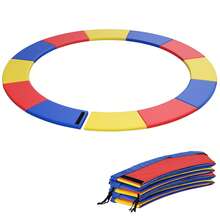 12FT Trampoline Spring Cover W/Split Design Waterproof Surface EPE Foam Padding - Multicolor - View 7
