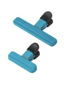 T-Type Food Sealing Clips, Potato Chip & Snack Packaging Strong Sealing Clips, Leak-Proof & Moisture-Proof, Plastic Bag Sealing Clips, & T-Type Clips, Moisture-Proof & Fresh-Keeping Sealing Clips, Food Storage Clips - Multicolor - View 36