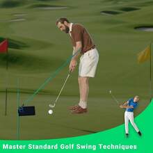Alignment Sticks System With Holder Angle Plate, Trainer Aid Teaching Equipment Aiming, Putting, Swing, Essentials Gifts Accessories Men And Women - 最初的 - 查看 3
