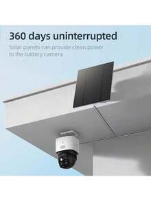 8W Solar Panel Charger For Security Cameras, Solar Charger, USB Solar Panel For Outdoor 5V Rechargeable Battery Camera, Small Solar Panels, High Conversion Rate, Type-C USB Charging Interface, Easy To Install, Solar Panel For Rechargeable Battery Device Such As Ring Camera, Doorbells, Lights & Monitoring Equipment, 360-Degree Adjustable 6.5Ft Cable, 8W Output Power, 1pc