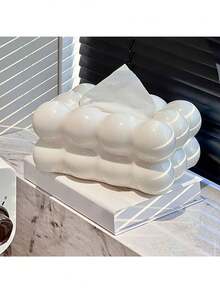 1 Stück luxuriöser, kreativer Taschentuchbox-Halter aus Kunststoff, moderner Heim- und Autoorganizer, dekoratives Wohnzimmertisch-Accessoire, hochwertiger, einzigartiger Design-Taschentuchspender als Geburtstagsgeschenk oder Abschlussgeschenk