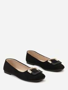 Weiche klassische Ballettschuhe Damen Lässig Büro/Arbeit Frühling/Herbst - Schwarz - Übersicht 5