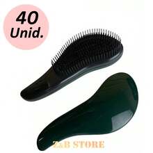 Escova Mágica Anti Frizz nas Cor Preto- Kit com 40 Unidades – Atacado para Revendedores - Preto - Visão 10