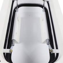 2Pcs Large Pop Up Roof Air Vent Large Horse Float Trailer Caravan RV 53*29cm - White - View 5