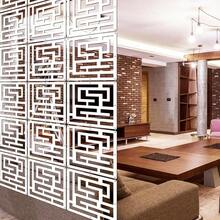 Lchen Hanging Room Divider Panel10 Pieces Hanging Wall Divider Room Partition WoodPlastic Thick Hanging Panel Screen Home Office Decoration MLS10Panels - Trắng-ml - Xem 2