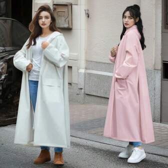Rain Coat Fashion Rain Coat Women's Raincoats Thickened Waterproof Rain Coat For Women Rain Poncho Rain Jacket Waterproof And Windproof Raincoats Multi Functional Raincoats Outdoor Activities Rain Wear Cycling Traveling Climbing Rain Coat