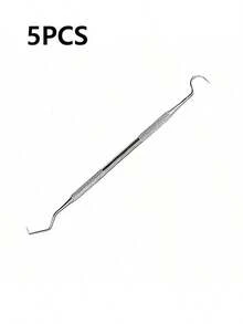 5件套牙菌斑去除器、牙垢刮刀、洁牙器、口腔卫生护理清洁套装，适用于成人、儿童、宠物 - 白桃 - 查看 4