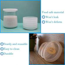 Yogurt Jar Lids Oui - 12 Pack Lids Oui, Yogurt Container Lids Plastic - 12+1 - View 2