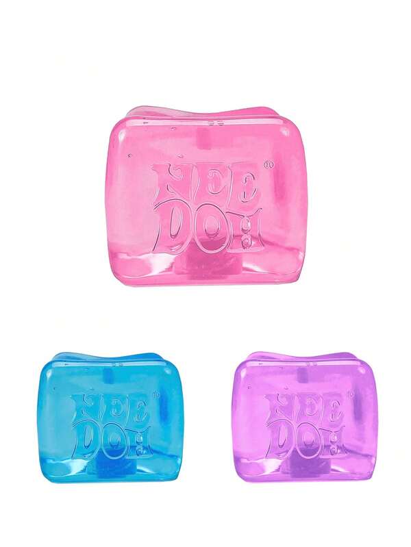 Schylling Nice Cube -Sensory Squeeze Toy With Super Solid Squish - Halloween Gift Preferences - 2.17" Cube