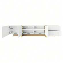Television Stands & Entertainment Centers - White - View 10