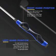 Grip Trainer Swing, Grip Trainer Training Equipment, Grip Trainer Right Hand, Training Aid To Help Train Correct Hand Position - Tay phải màu xanh - Xem 6