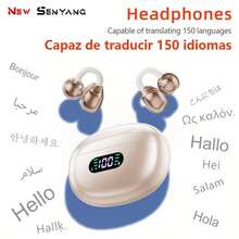 New Senyang True Wireless Clip-On Sports Headset Music Hanging Bluetooth Earpods Video Comfortable TWS HIFI Dolby Bass Stereo HD Calling Earphones Adapted For Android For Iphone Cellphone Gaming Earpieces Couples Business Smart Headphones - J86 - 查看 15
