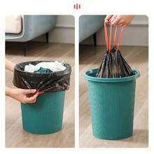 100-500 PCS Black Premium Garbage Bags - Extra Thick And Leak-Proof For Home, Kitchen, Bathroom, And Office Use - Black - View 6