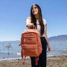 Coolcapital Mochila de 14 pulgadas Noxus Capacidad de 17 Litros Forro Poliester Amplio espacio - naranja - Ver 3