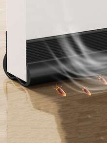 Soundproof, Windproof, Insect-Proof And Water-Blocking PVC Sealing Strip At The Bottom Of The Door, Self-Adhesive Silent Gap Stop Strip For Bedrooms (Suitable For Doors With A Thickness Of 3.5cm/1.38in-4.6cm/1.81in. Please Confirm Before Purchasing) - Multicolor - View 3