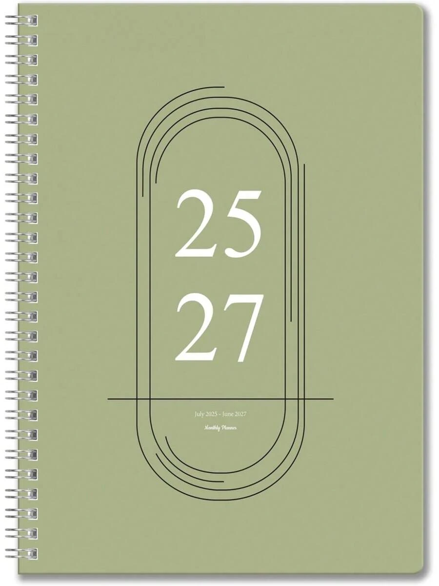 Monthly Planner 2025-2027, July 2025 - June 2027, X 9, 2 Year Calendar 2025-2027 Monthly Planner, 24 Month Calendar School & Office - 米色 - 查看 1