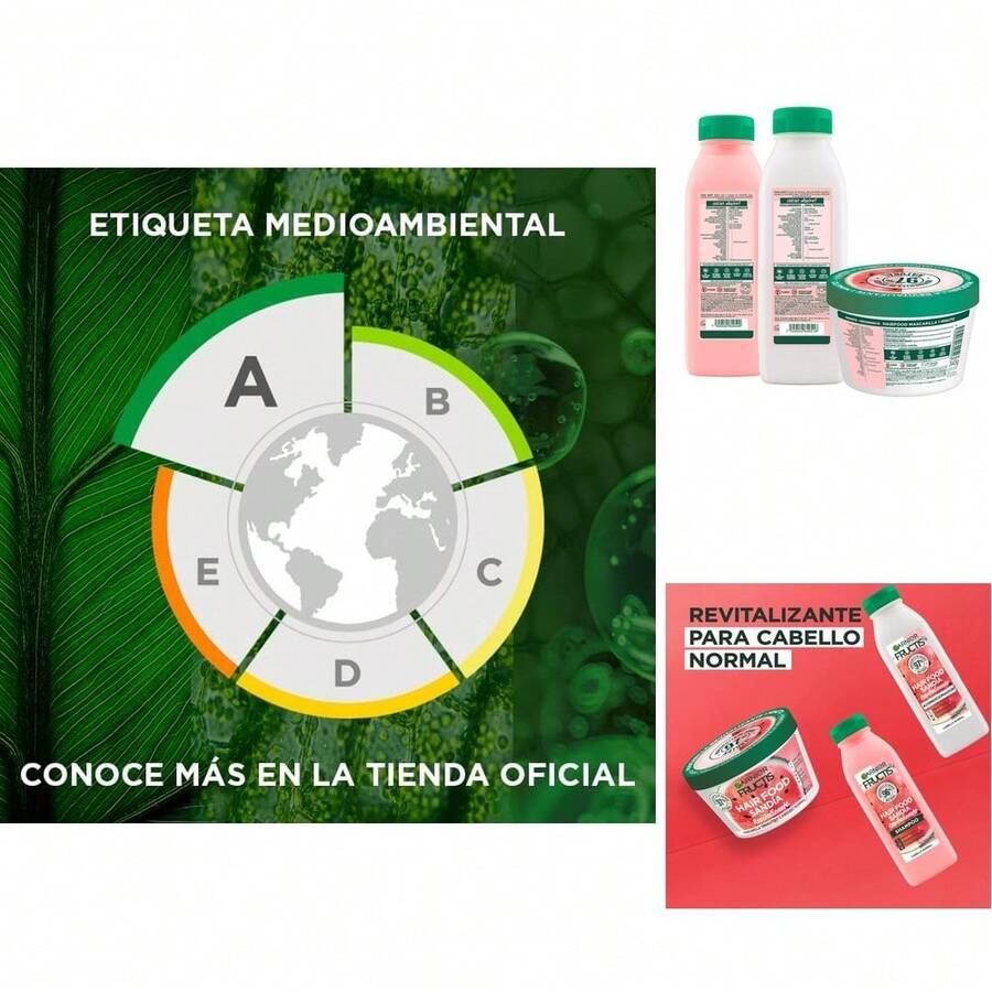 Shampoo, Acondicionador, Crema y Mascarilla - Nutre y Suaviza Todo Tipo de Cabello, 72 Horas Sin Encrespamiento - Albaricoque - Ver 1