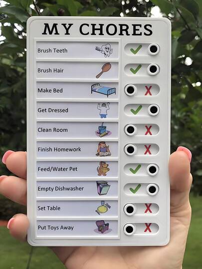 1 Piece To-Do List Board, Detachable And Reusable Portable Household Chore Chart Memo Board, DIY Message Home Travel Plan Reminder Sheet, Daily Work Plan Task List, Exercise Fitness, Complete Tasks On Time Notepad