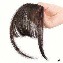 Frangia finta naturale per la fronte, accessorio per capelli stile Ins, frangia ad aria, parrucca con frangia reale e effetto comic flush, parrucca invisibile