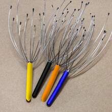 1件装八爪鱼头部按摩器 灵魂提取抓痒器 头皮抓痒神器 经络止痒器 - 顏色隨機 - 查看 11