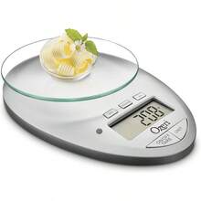 Pro - Balanza digital de cocina con plataforma de vidrio extrable y temporizador de cocina, Plateado, 1 - plateado - Ver 7