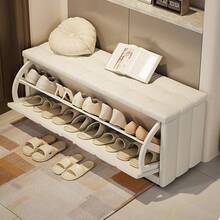 Shoe Rack with Hidden Pull - out Drawers, Adjustable Shelves Entryway, Living Room, Hallway, Bedroom Storage OrganizerWhite, * 40 * 42cm - Verde + 60*40*42cm - Ver 6