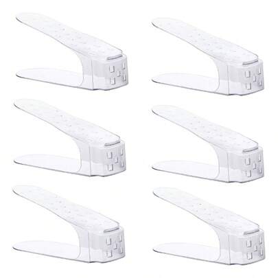 Kit com 6 Organizador Acrílico Porta Sapato/tênis Armário Closet
