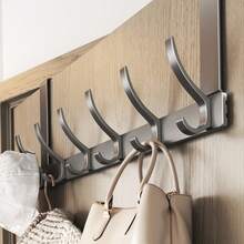1pcs 18cm High Over Door Hanger With Hooks, Easy To Install, No Drilling Required, Hanging Metal Over Door Hanger For Hats, Keys, Home Space Saving Storage, Suitable For Entryway, Bathroom, Bedroom, Home, Dormitory, His Comments, Hanging His Bag, Hanger, Interest, Relationship, Wall Shelf, Wall Hanger, Adhesive, Door Hook, Wall Sticker, Comments - Multicolor - View 4