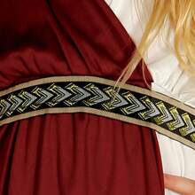 KIWI Roman Children's Costume, Includes Ancient Lady With Toga And Belt, Available In Multiple Sizes, Perfect For Themed Parties, School Performances, And Historical Celebrations - Multicolor - View 5