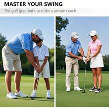 Grip Trainer, Training Aid, Grip Kit, Club Grips, Swing Trainer Correct Hand Position, Improve Swing Rhythm, Accessories Gifts Blue - 最初的 - 查看 7