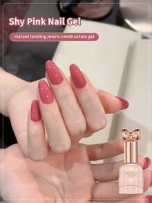 annies 10ml Esmalte de uñas rosa polvoriento, gran volumen, secado rápido, esmalte de uñas rosa claro, secado rápido y color de larga duración para manualidades de arte de uñas, manicura en casa, regalo para mujeres
