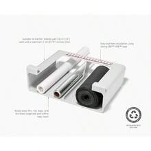 Joseph Joseph CupboardStore Large UnderShelf Film Foil And Bag Organiser Kitchen Space Saving Storage  Plastic