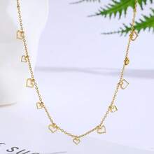 11/15 精致项链系列，精美锆石钻石金项链，轻盈奢华日常佩戴项链 - 彩色 - 查看 13