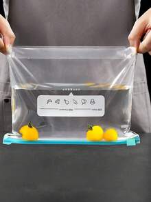 Ziplock Food Storage Bags, Thick Freezer Bags, Microwave , Reusable, Suitable For Organization, Back To School - Multicolor - View 6