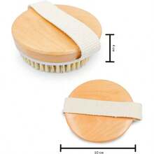 - Cepillo Corporal de Cerdas Naturales, Exfoliante y Estimulante, para Combatir la Celulitis y Mejorar la Circulacin Sangunea. - Madera - Ver 3