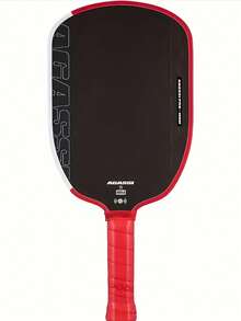 1pc Professional Pickleball Paddle - 16mm T700 Carbon Fiber, Enhanced Power Feel With Basic Hot-Pressed Structure And Textured Grip Surface, Red & White Design, Ideal For All Players In National And International Tournaments - Red - View 8