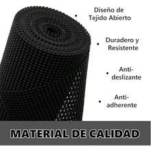 Revestimiento de Gabinete de Cocina, Forro para Estantes y Cajones 30 * 600CM, Revestimiento Antideslizante para Estantes, Tapetes para Cajones No Adhesivo, Shelf Liner Forro Cajon Impermeable (Negro) - Negro - Ver 2