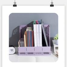 Suporte de Pastas de Arquivo para Mesa, Caixa de Armazenamento de Arquivos de Escritório, Cesta Organizadora de Documentos, Prateleira Porta-Arquivos