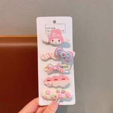 (Autorizzato) Nuovo Molletta per capelli Kuromi Katy Cat Meat Cinnamon Roll Meileti di Sanrio, raffinato accessorio per capelli di alta qualità per bambine, decorazione per capelli Sanrio, scelta perfetta per foto e check-in, regalo di compleanno, regalo di Natale