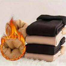1-5 Pairs Women's Thick Warm Wool Cashmere Thermal Snow Socks, Seamless Velvet Fleece Liner Socks For Boots, Sleeping, Winter - Multicolor - View 4