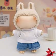 17 Cm Doll Clothing Set,Compatible With Labubu,Clothing Set Suitable For 6.7-Inch Doll Set, Fashionable And Unique And Clothing Accessories, Suitable For First/Second/Third Generation Dolls To Play And Display ,Clothes And Pants Set Only,(Excluding Dolls ) - Multicolor - View 19